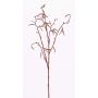Ramo di betulla sintetico NANTE, con fiori, marrone, 65cm, Ø0,5cm