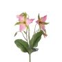 Trillium artificiale MADIE su stelo, rosa, 40cm, Ø10-12cm