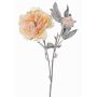 Peonia finta MALINE, salmone-giallo, 60cm, Ø13cm