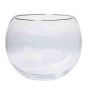 Vaso di vetro TOBI OCEAN, sfera, trasparente, 17,5cm, Ø19cm