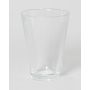 Vaso ANNA OCEAN, forma conica, vetro, trasparente, 15cm, Ø11cm