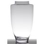 Elegante vaso da terra in vetro LACEY, trasparente, 60cm, Ø35cm