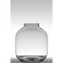 Vaso decorativo GEORGIA EARTH, vetro, trasparente, 43 cm, Ø 38 cm