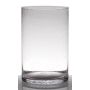 Vaso di vetro con bolle SANUA, cilindro, trasparente, 30cm, Ø19cm