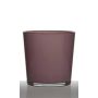 Vaso da piante in vetro ALENA, rosa antico, 19cm, Ø19cm