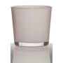Vaso da piante in vetro ALENA, rosa chiaro, 11cm, Ø11,5cm