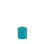 Candela per lanterna MAEVA, a colonna, blu chiaro, 8cm, Ø6cm, 29h - Made in Germany