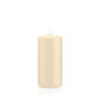 Candela per lanterna MAEVA, a colonna, crema, 15cm, Ø7cm, 63h - Made in Germany