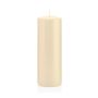Candela per lanterna MAEVA, a colonna, crema, 20cm, Ø7cm, 103h - Made in Germany
