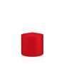 Candela per lanterna MAEVA, a colonna, rosso, 10cm, Ø10cm, 79h - Made in Germany