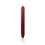 Candela decorativa ARIETTA, base a cono, bordeaux, 24,9cm, Ø2,8cm, 16h - Made in Germany