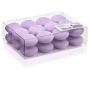 Set da 24 candele galleggianti ORNELLA, lilla, Ø 4,5 cm, 4 h