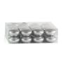Set di 24 candele galleggianti ORNELLA, argento, Ø4,5cm, 4h