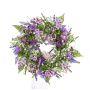 Ghirlanda artificiale FEDORA, lavanda, cicerchia, lilla, Ø30cm