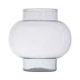 Vaso rotondo di vetro RAINIERO, riciclato, trasparente, 26cm, Ø26cm