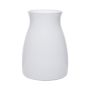 Portafiori in vetro MAISIE, bianco, 20 cm, Ø14 cm