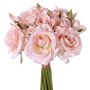 Bouquet di rose artificiali ROSILA, rosa, 25cm, Ø20cm