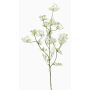 Ramo di aneto finto WINCENT, bianco-verde, 80cm