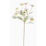 Margherita artificiale LEONIA, bianco, 60cm, Ø5cm