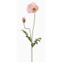 Papavero artificiale LIENTJE, rosa, 65cm, Ø10cm