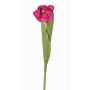 Tulipano artificiale ROMANA, fucsia, 45cm, Ø6cm