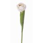 Tulipano artificiale ROMANA, bianco, 45cm, Ø6cm