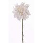 Dahlia artificiale SMILA, crema, 55cm, Ø12cm