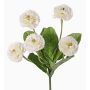 Margherite artificiali HEIKE su stelo, bianco, 25cm, Ø4,5cm