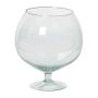 Bicchiere decorativo da Cognac XXL BARRON con piede, trasparente, 22,5cm, Ø20cm
