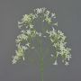 Saxifrage artificiale BOUZA con fiori, crema, 65cm