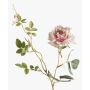 Ramo di rose tessile BEATA, rosa-bianco, 75cm