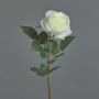 Rosa artificiale BRINA, bianco, 70cm