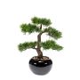 Cedro bonsai artificiale ADARA in vaso di ceramica, 35cm