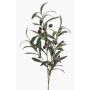 Ramo d'olivo tessile CARSON su stelo, frutto, 75cm