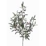 Ramo d'olivo tessile CARSON con frutti, 100cm