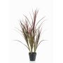 Cannuccia di palude artificiale MYRNA, zona trasversale, bordeaux, 90cm