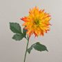 Fiore artificiale di dahlia CINTHIA, arancione, 60cm