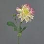 Fiore artificiale di dahlia CINTHIA, rosa-bianco, 60cm