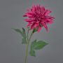 Fiore artificiale di dahlia CINTHIA, fucsia, 60cm