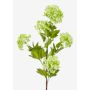 Ramo di palla di neve tessile ZENIA, verde chiaro, 85cm
