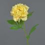 Peonia artificiale MARILOU, giallo, 75cm