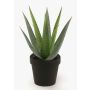 Aloe variegata artificiale MARTINEZ, verde, 25 cm, Ø17 cm