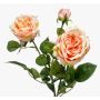 Ramo artificiale di rose CALISTA, rosa crema, 60cm