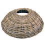 Cestino per albero di Natale JERICHO in rattan, grigio-marrone, 18cm, Ø62cm