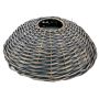 Cestino per albero di Natale JERICHO in rattan, grigio, 21cm, Ø87cm