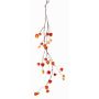 Ghirlanda di physalis artificiale PAX con frutti, rosso-arancione, 120cm