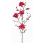 Magnolia artificiale MARGA, fucsia, 80cm, Ø7-8cm