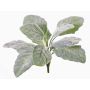 Salvia argentea artificiale MELLIE su stelo, verde-bianco, 25cm