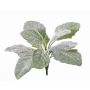 Salvia argentea artificiale MELLIE su stelo, verde-bianco, 25cm