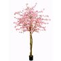 Ciliegio giapponese artificiale TIFFY, tronchi veri, fiori, rosa, 240cm